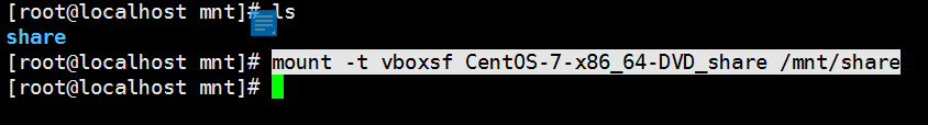 在 CentOS 中再次挂载文件夹，正常