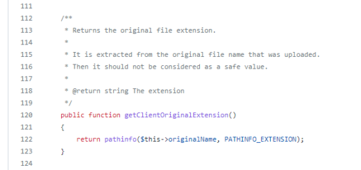 决定在收到请求后，先判断一下文件的扩展名。返回原始文件扩展名。使用方法：getClientOriginalExtension() 。