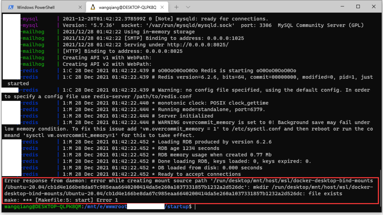 执行命令：docker-compose -f docker-compose.yml up –build –force-recreate  时，报错：ERROR [startup_object-fpm internal] load metadata for docker.io/library/php:7.4-fpm-alpine  – 永夜