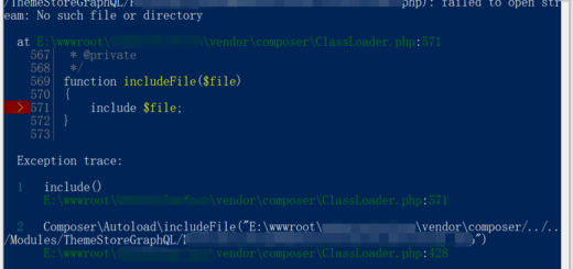 执行 php artisan config:clear 时，报错：ErrorException : include(E:\wwwroot\object\vendor\composer/../../Modules/ThemeStoreGraphQL/Providers/GraphQlResolverServiceProvider.php): failed to open stream: No such file or directory