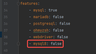 由于目标数据库是基于 Homestead 部署，编辑 Homestead.yaml，在 「features」 设置 中，添加：mysql8: false