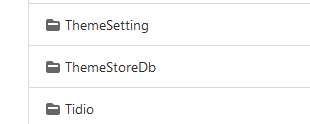 查看 GitLab 上的目录结构，目录：ThemeStoreDB 已经被删除。符合预期
