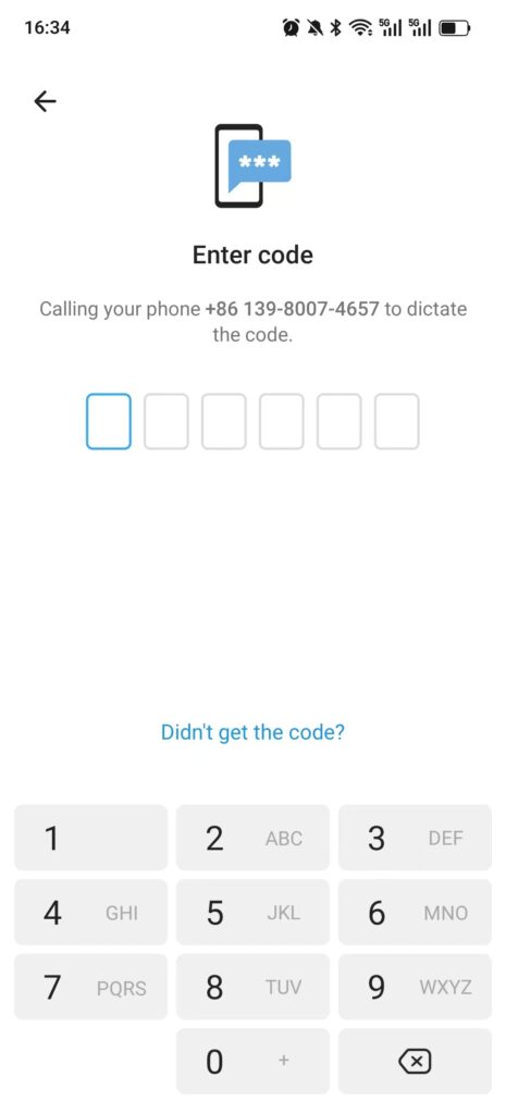 发现开通了中国移动的漫游后,仍然 未接听到国际语音验证码。现在的问题是,我看下有无可能让 telegram 给我发送短信验证码了。但是没有找到对应的选项,全是语音验证码。