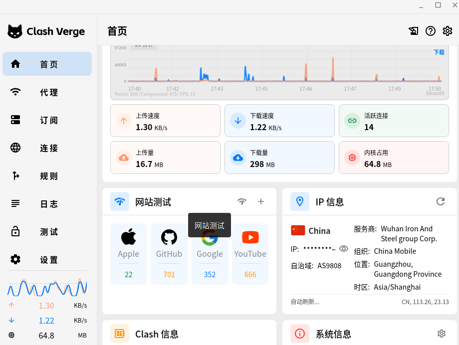 图12:开机后网站测试全部通过