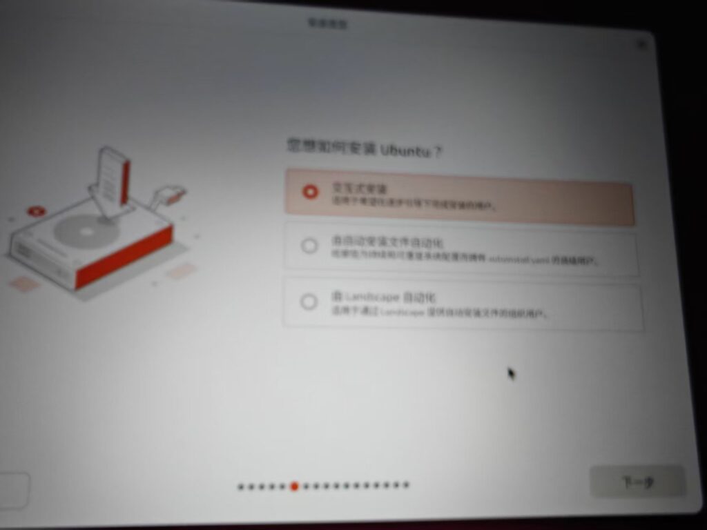 如图9 – 确认安装类型界面