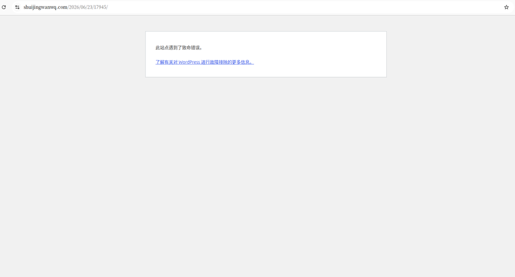 Figure 1: A blog details page that reports 500 errors