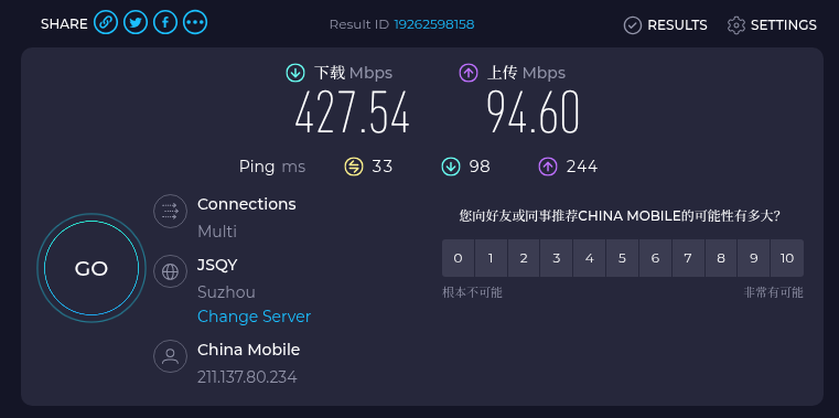 (Figure 11: Screenshot of local speed measurement in the evening peak)