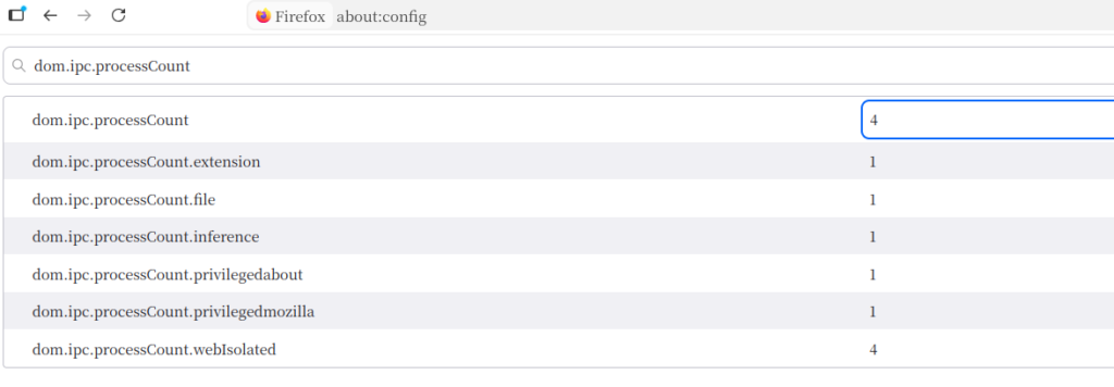 dom.ipc.processCount = 4