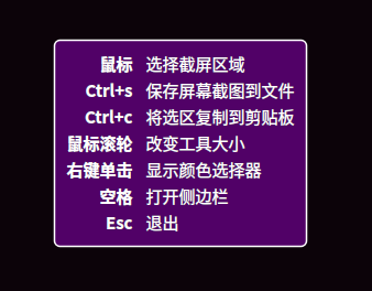 Flameshot 的一个快捷键说明