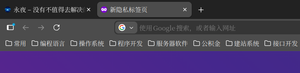 图6：Chrome无痕模式下，Logo和Favicon均显示正常